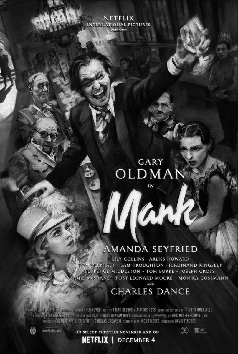 David Fincher's Mank Film Poster