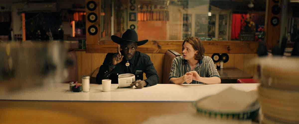 Actors Michael Kenneth Williams as Wood and Jack Kilmer as Utah