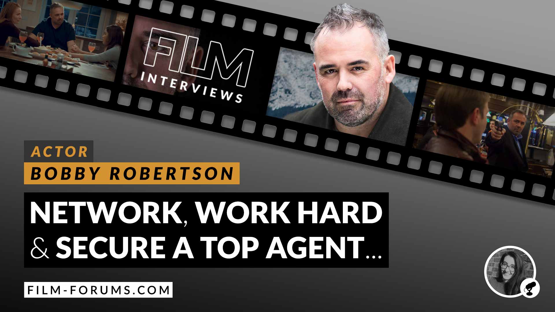 Actor Bobby Robertson Scottish