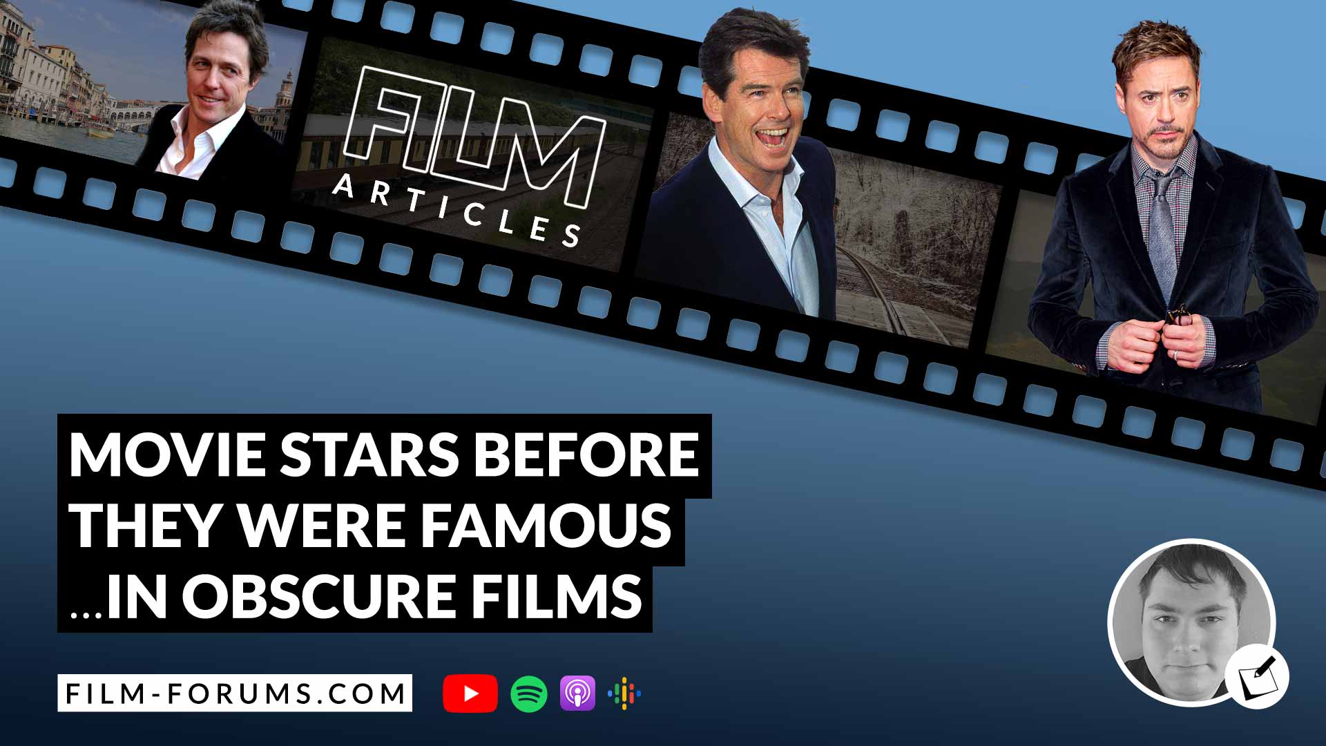 Movie stars before they were famous