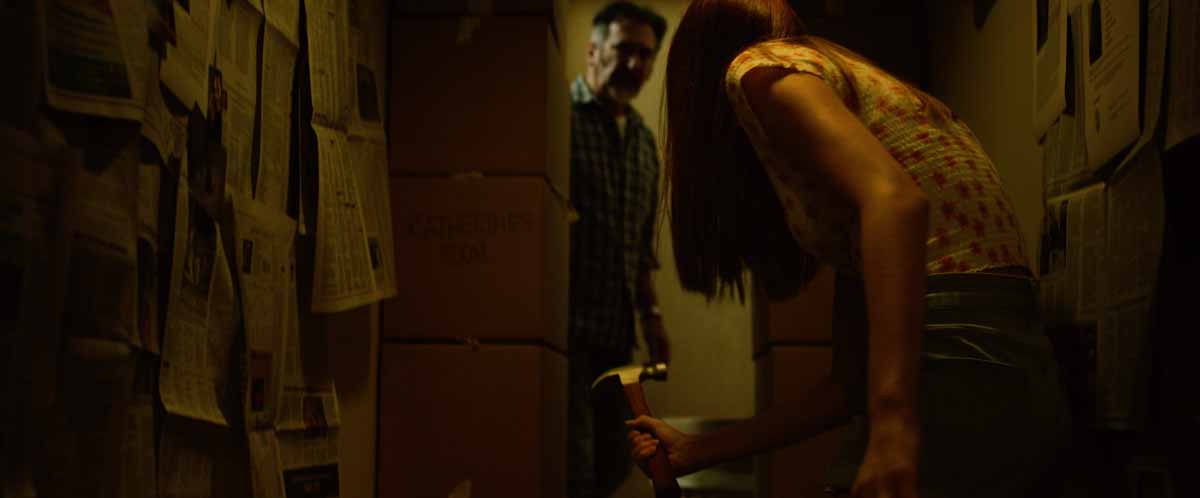 William Kircher and Tori Kostic in Captive (2020)