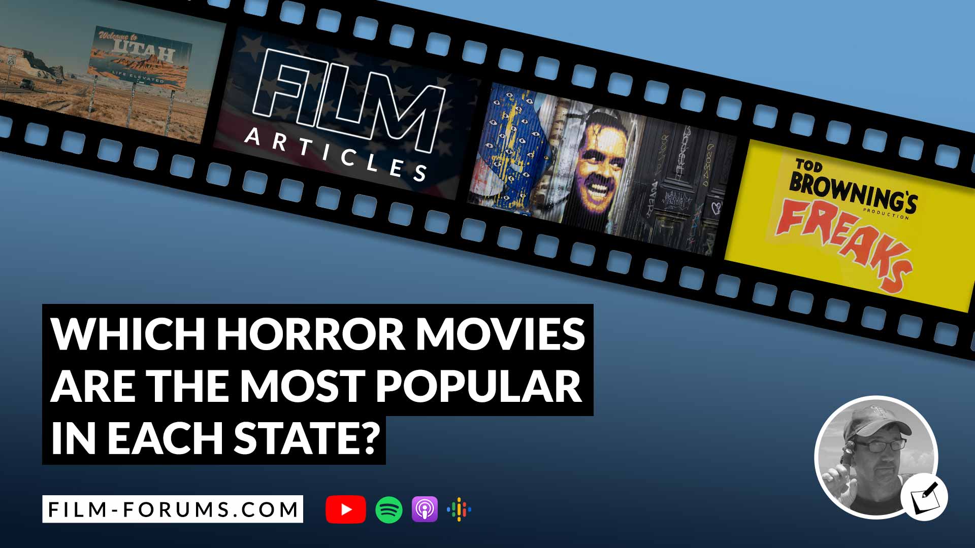 Which horror movies are most popular in each US state?