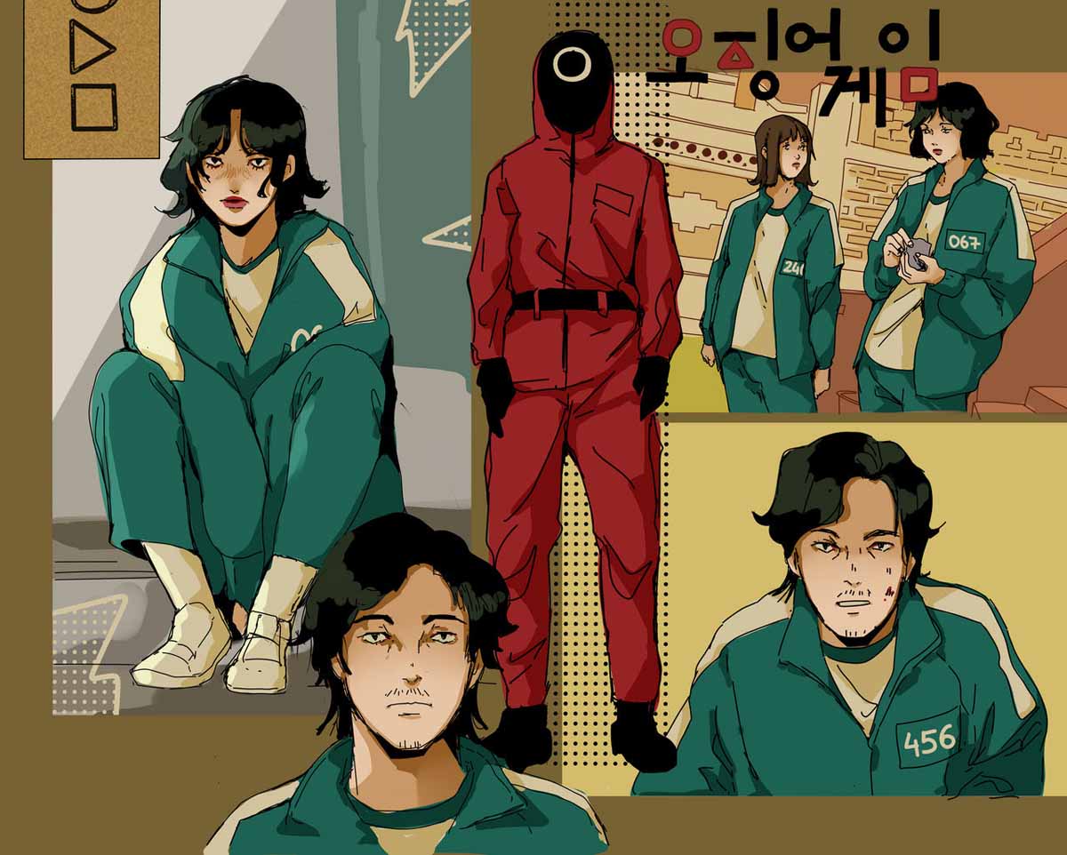 Squid Game Netflix Characters Squid Game Netflix Characters