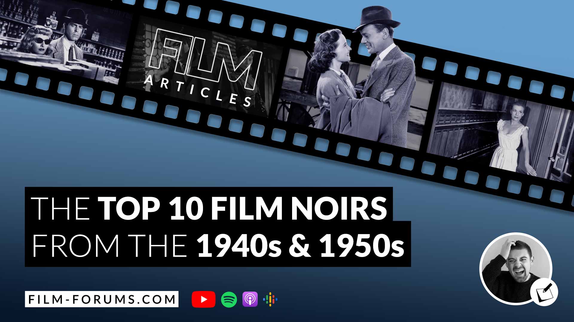 Top 10 Film Noirs 1940s 1950s