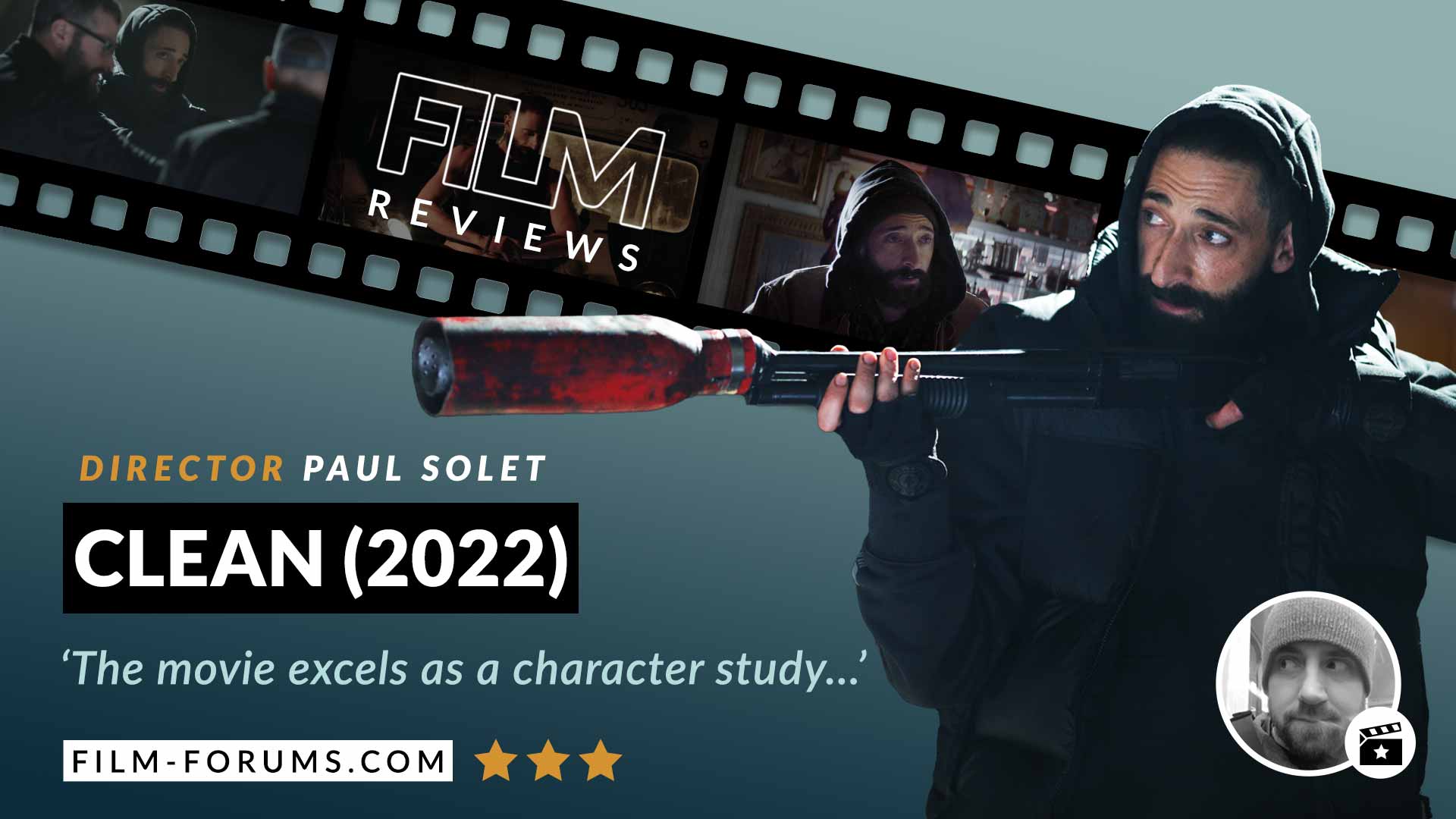 Clean 2022 Adrien Brody Film Review